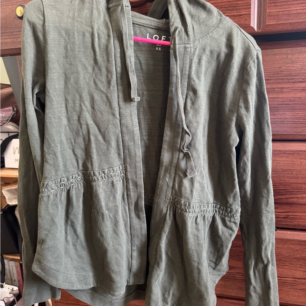 LOFT Women's Olive Utility Jacket